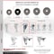 Service Caster 3.5 Inch SS Phenolic Wheel 1/2 Inch Threaded Stem Caster with Total Lock Brake SCC SCC-SSTSTTL20S3514-PHS-121315 - alternate 3